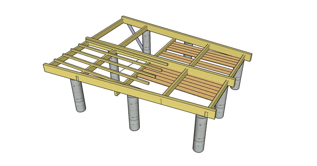 plancher cabane autonome